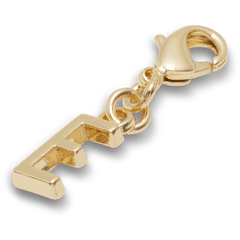 Crocs|Gold Letter E Charm Jibbitz™ charms