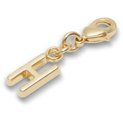 Crocs|Gold Letter H Charm Jibbitz™ charms