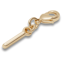 Crocs|Gold Letter I Charm Jibbitz™ charms