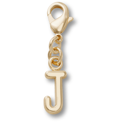 Crocs|Gold Letter J Charm Jibbitz™ charms