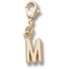 Crocs|Gold Letter M Charm Jibbitz™ charms