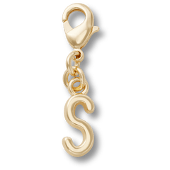 Crocs|Gold Letter S Charm Jibbitz™ charms