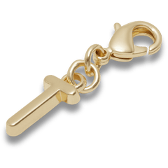 Crocs|Gold Letter T Charm Jibbitz™ charms