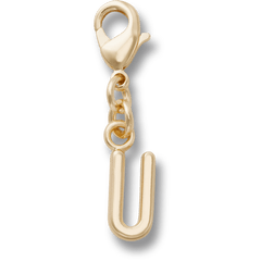 Crocs|Gold Letter U Charm Jibbitz™ charms