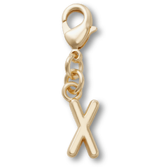 Crocs|Gold Letter X Charm Jibbitz™ charms