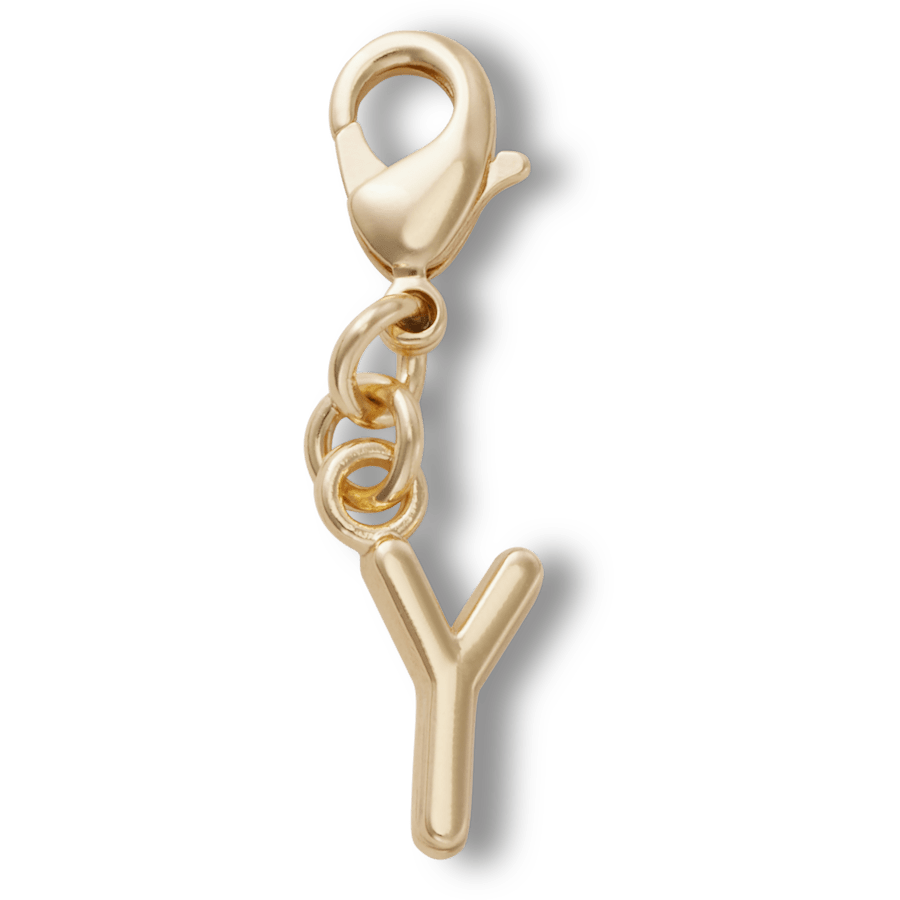 Crocs|Gold Letter Y Charm Jibbitz™ charms
