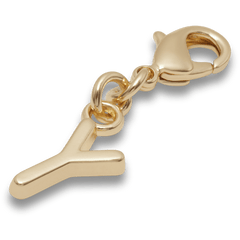 Crocs|Gold Letter Y Charm Jibbitz™ charms