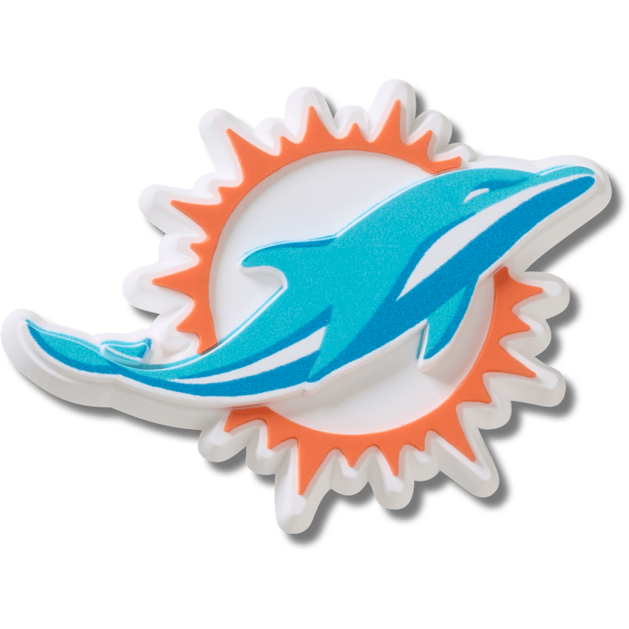 Crocs|NFL Miami Dolphins Logo Jibbitz™ charms