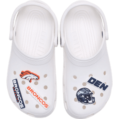 Crocs|NFL Denver Broncos 5 Pack Jibbitz Shoe Charm