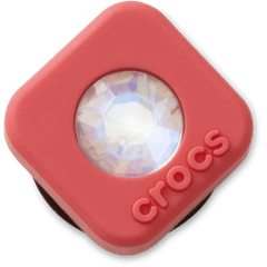 Crocs|Red Square PVC SMT Gem Jibbitz™ charms