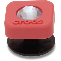 Crocs|Red Square PVC SMT Gem Jibbitz™ charms