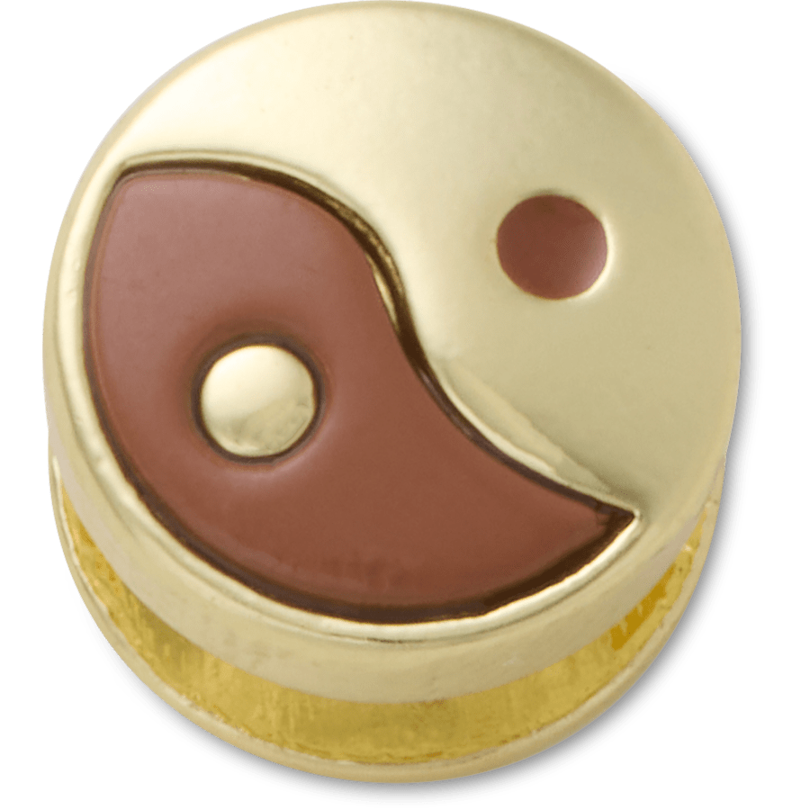 Crocs|Brown Yin Yang Icon Jibbitz™ charms