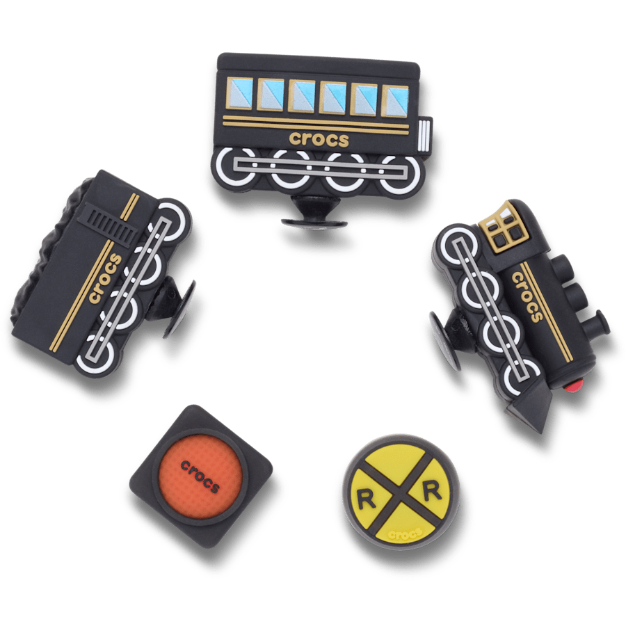 Crocs|3D Train 5 Pack Jibbitz™ charms