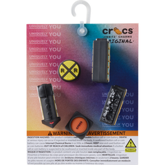 Crocs|3D Train 5 Pack Jibbitz™ charms