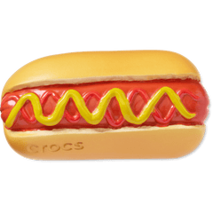 Crocs|Hot Dog Dipped in Mustard Jibbitz™ charms