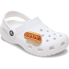 Crocs|Hot Dog Dipped in Mustard Jibbitz™ charms
