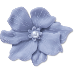 Crocs|Periwinkle Flower with Pearl Jibbitz™ charms