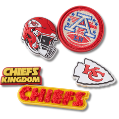 Crocs|NFL Kansas City Chiefs 5 Pack Jibbitz Shoe Charm