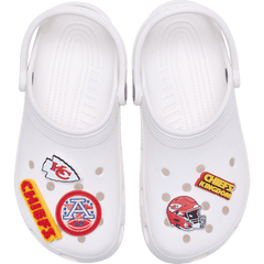 Crocs|NFL Kansas City Chiefs 5 Pack Jibbitz Shoe Charm