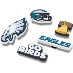Crocs|NFL Philadelphia Eagles 5 Pack Jibbitz Shoe Charm