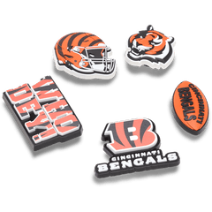 Crocs|NFL Cincinnati Bengals 5 Pack Jibbitz Shoe Charm