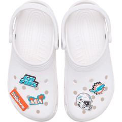 Crocs|NFL Miami Dolphins 5 Pack Jibbitz Shoe Charm