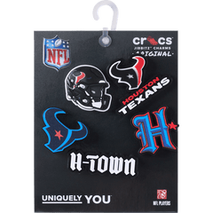 Crocs|NFL Houston Texans 5 Pack Jibbitz Shoe Charm