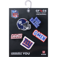 Crocs|NFL New York Giants 5 Pack Jibbitz Shoe Charm
