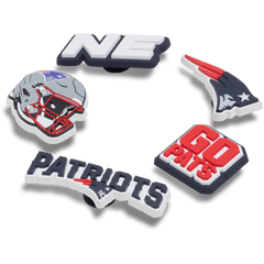 Crocs|NFL New England Patriots 5 Pack Jibbitz Shoe Charm