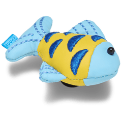 Crocs|Blue and Gold Sparkle Fish Jibbitz™ charms