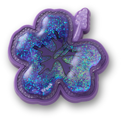 Crocs|Squish Purple Hibiscus Jibbitz™ charms