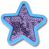 Crocs|Purple Sequin Star Jibbitz™ charms