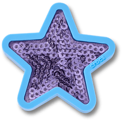 Crocs|Purple Sequin Star Jibbitz™ charms