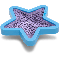 Crocs|Purple Sequin Star Jibbitz™ charms