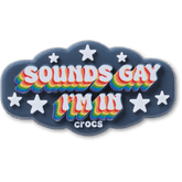 Crocs|Sounds Gay Im In Jibbitz™ charms