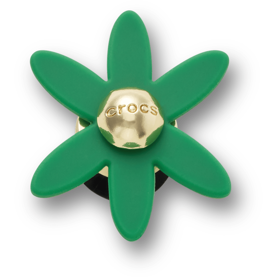 Crocs|Retro Green Spinner Flower Jibbitz™ charms