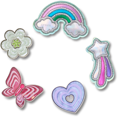Crocs|Funky Girly Icons 5 Pack Jibbitz™ charms