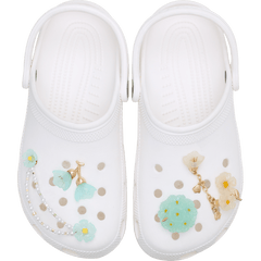 Crocs|Blue Dainty Floral 5 Pack Jibbitz™ charms