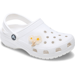 Crocs|White Floral Blossom Jibbitz™ charms