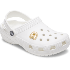Crocs|Gold Bubble Letter A Jibbitz™ charms