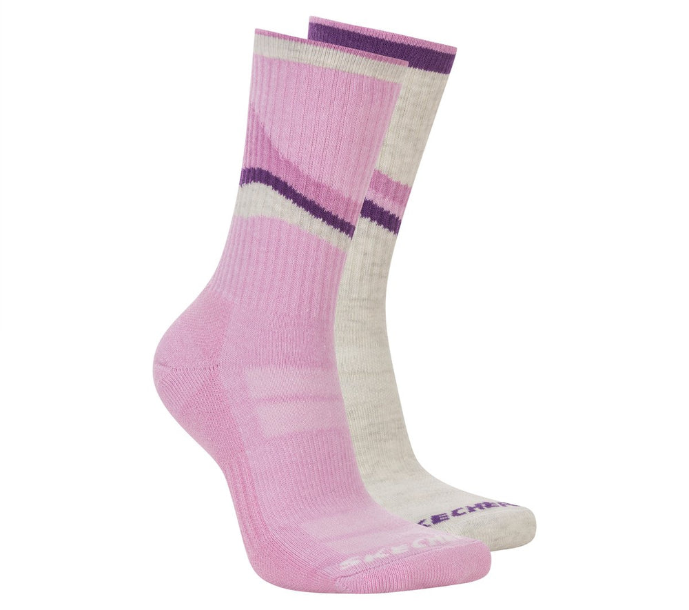 2 Pack Women's Crew Trail Socks | Skechers outlet