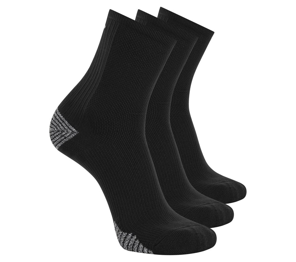 3 Pack Men's Performance Running High Quarter Socks | Skechers online