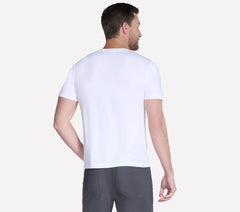 GO DRI Pima Short Sleeve V-Neck | Skechers outlet
