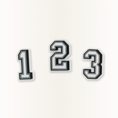 Crocs|Number 0-9 Jibbitz Shoe Charm