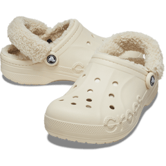 Crocs|Baya Lined Fuzz-Strap Clog