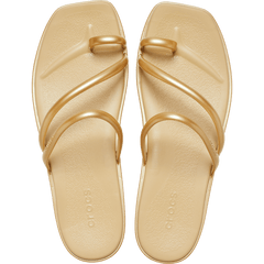 Crocs|Women's Miami Metallic Toe Loop Sandal