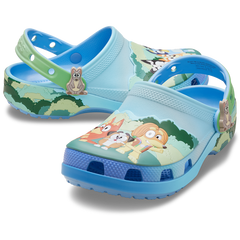 Crocs|Toddler Bluey Best Buddies Classic Clog