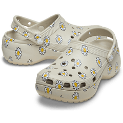 Crocs|Classic Platform Floral Clog