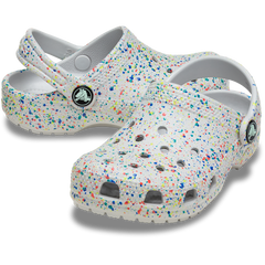 Crocs|Toddler Classic Glow Paint Splatter Clog
