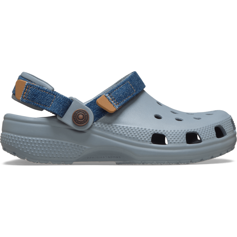 Crocs|Kids' Classic Denim Adjustable Backstrap Clog
